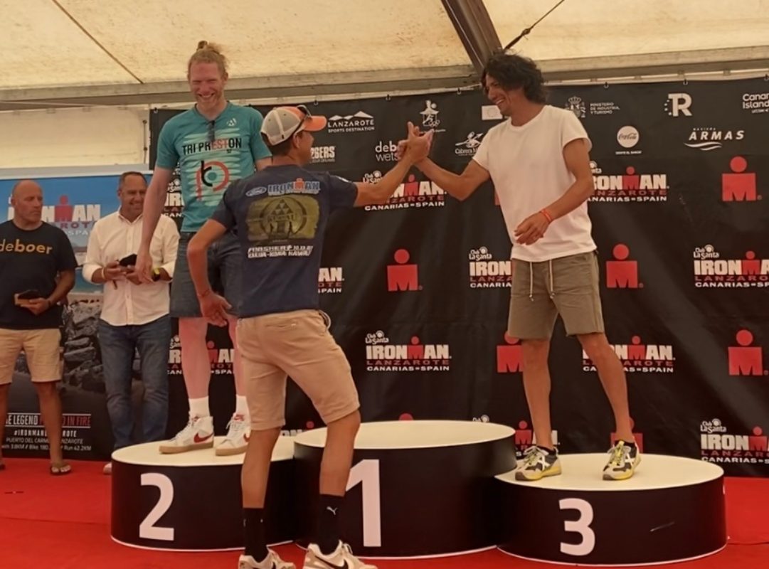 Javier Corroto, bronce en el Ironman de Lanzarote.
