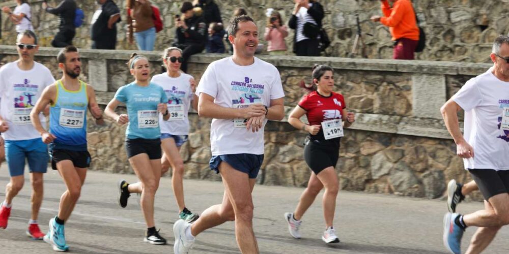 Carlos Velázquez, en la carrera del autismo.