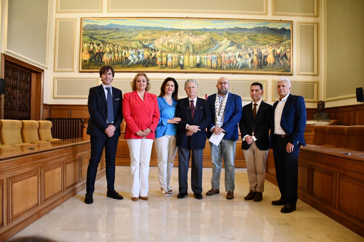 Acto de homenaje a Guerrero Malagón por la Diputación de Toledo.