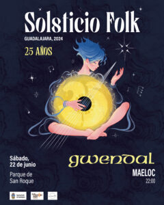 Cartel completo del Solsticio Folk de Guadalajara