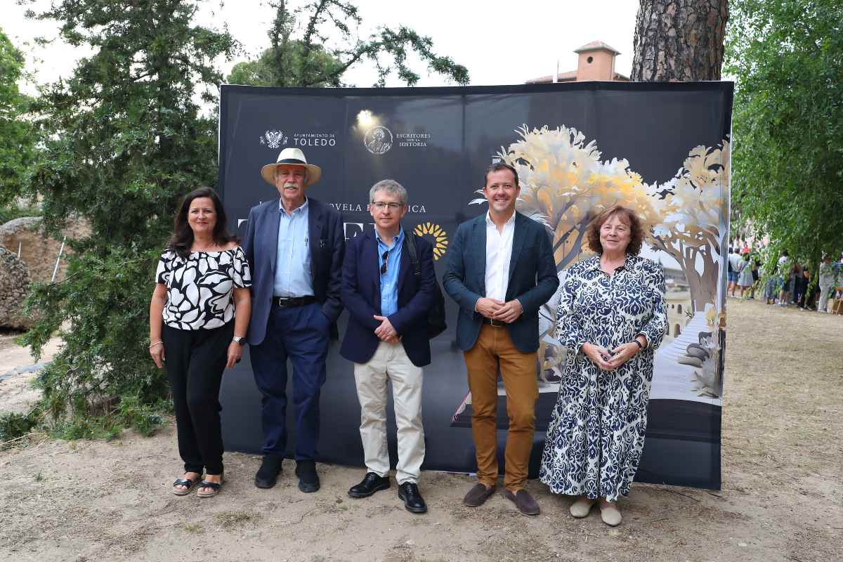 La conferencia de Posteguillo tuvo lugar en el entorno del Circo Romano.