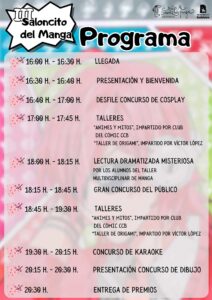 Programa Saloncito Manga Guadalajara