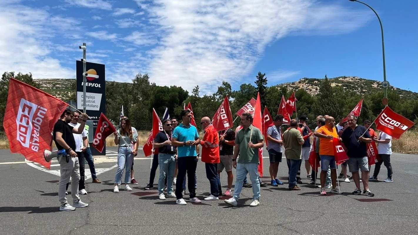 Trabajadores de ESERMAN en Puertollano