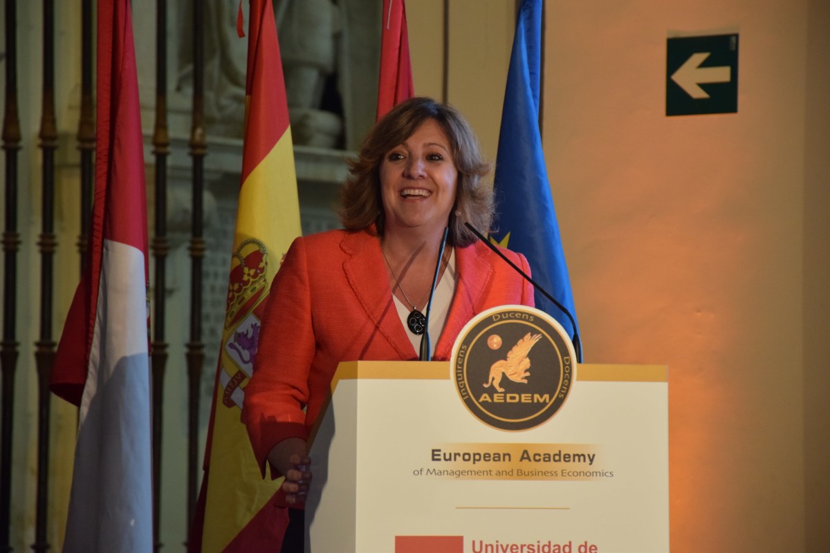 Patricia Francp, en la apertura del 38 Congreso Europeo de Aedem.