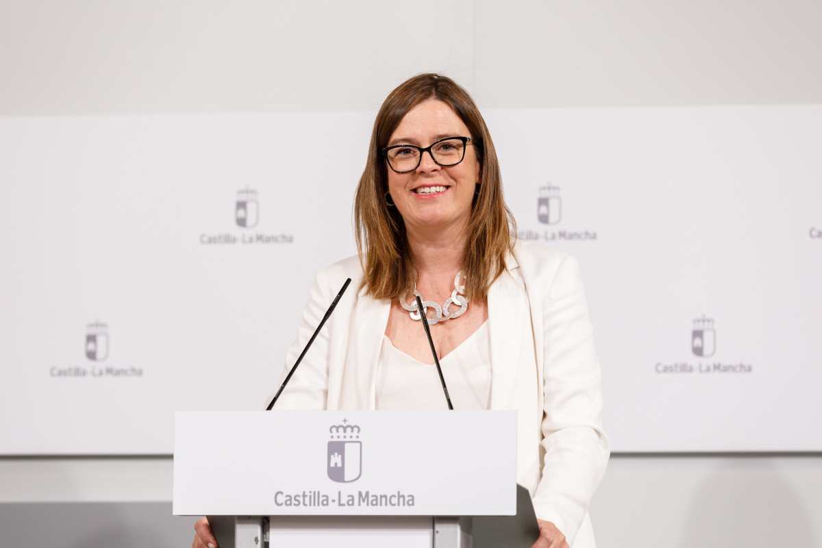 El portavoz del Gobierno de Castilla-La Mancha, Esther Padilla.