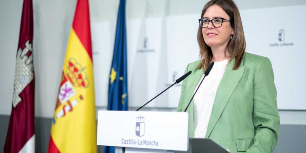 La consejera portavoz del Gobierno de Castilla-La Mancha, Esther Padilla.