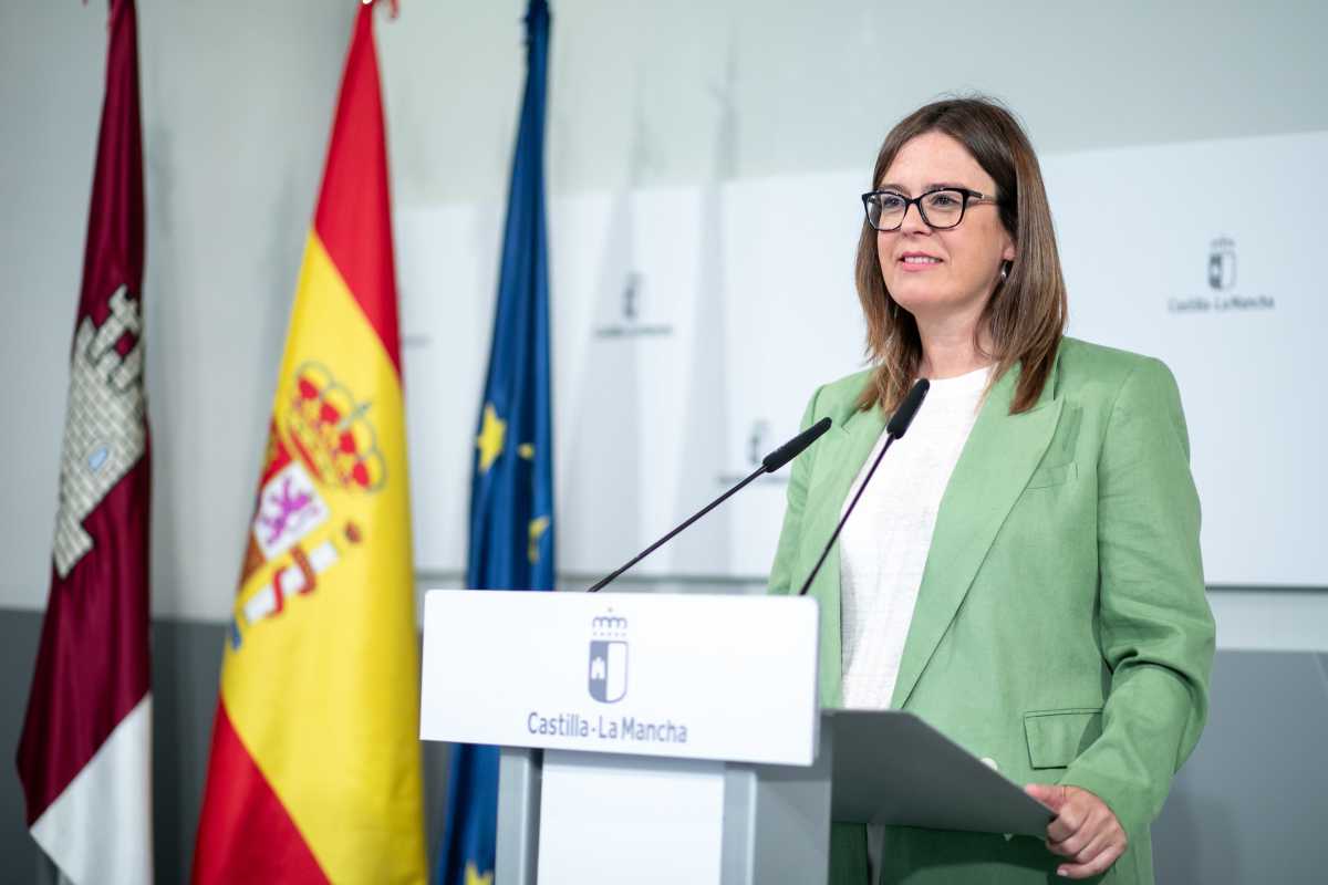 La consejera portavoz del Gobierno de Castilla-La Mancha, Esther Padilla.