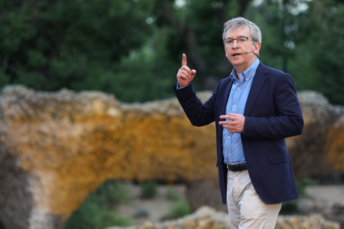 Santiago Posteguillo habló en Toledo de 'Hispania, el corazón de Roma'.