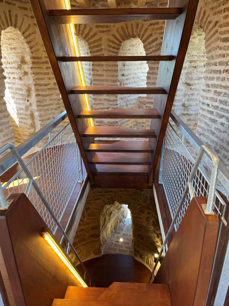 Interior de la Torre de la Vela tras la restauración.