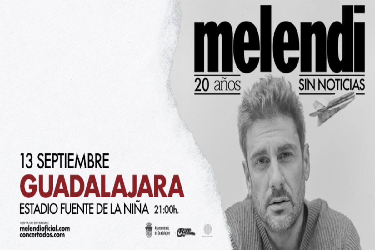 Melendi actuará en las Ferias y Fiestas de Guadalajara