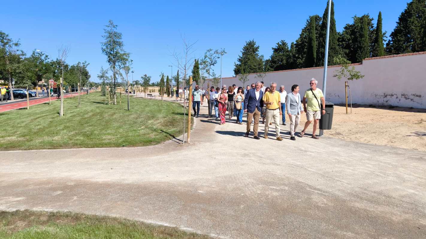 Ciudad Real inaugura el parque dedicado a las víctimas de la pandemia