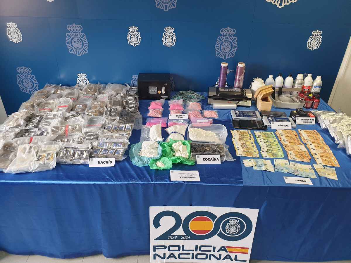 Droga decomisada por la Policía Nacional en el marco de la operación 'Truck'