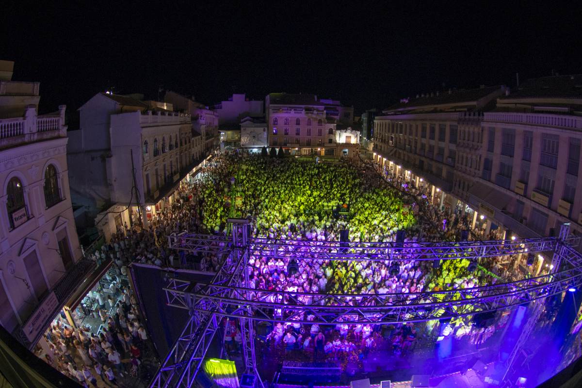 Imagen de archivo de la Plaza Mayor de Ciudad Real durante la festividad de la Pandorga