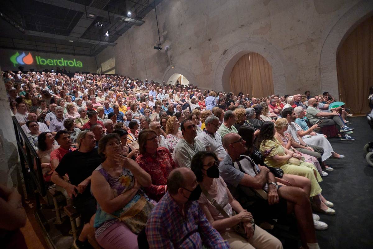 Público presente en una de las obras representadas en la 47 edición del Festival de Almagro