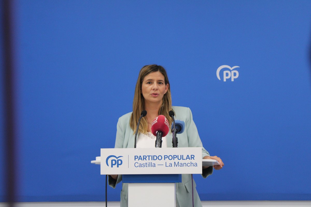 La secretaria general y portavoz parlamentaria del Partido Popular de Castilla-La Mancha, Carolina Agudo.