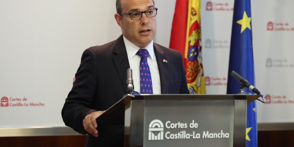 Pablo Bellido, presidente de las Cortes de CLM.