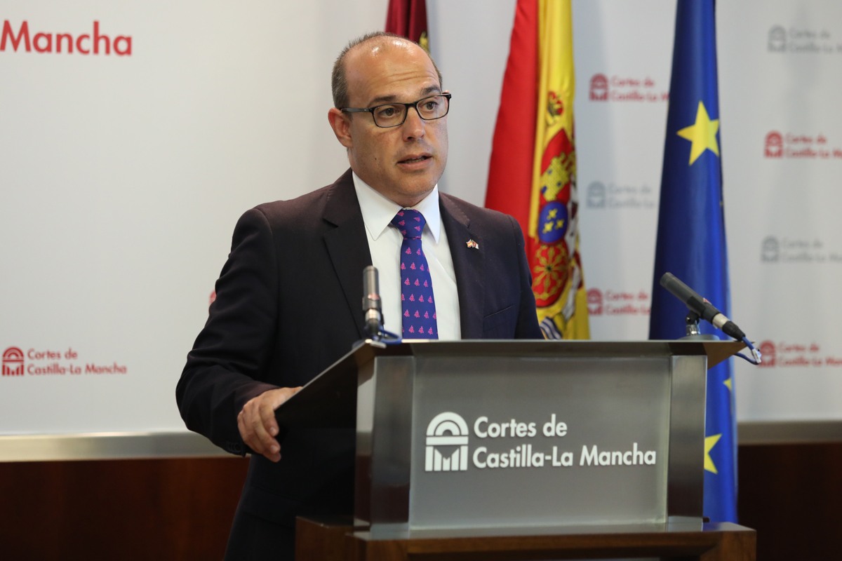 Pablo Bellido, presidente de las Cortes de CLM.