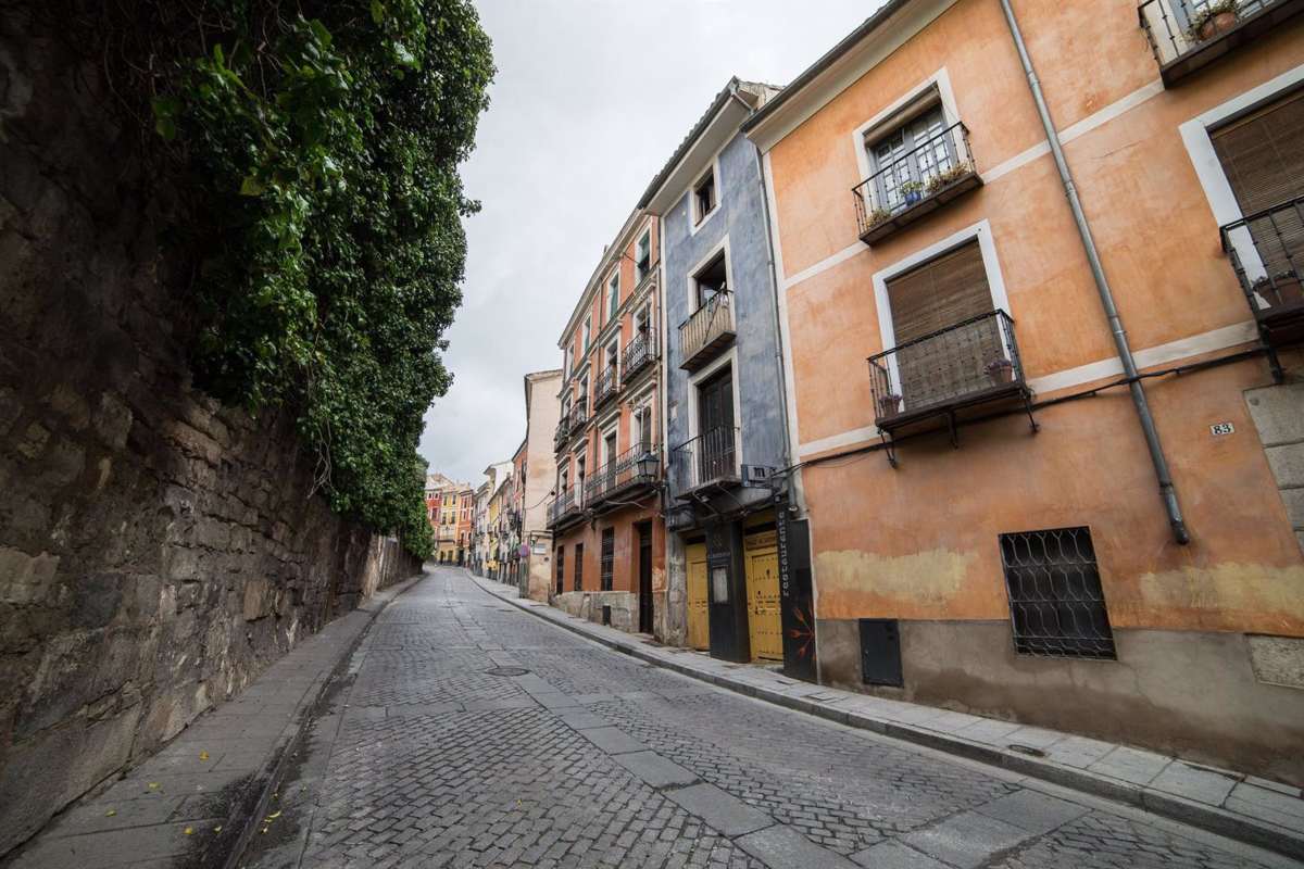 Calle Alfonso VIII en Cuenca.