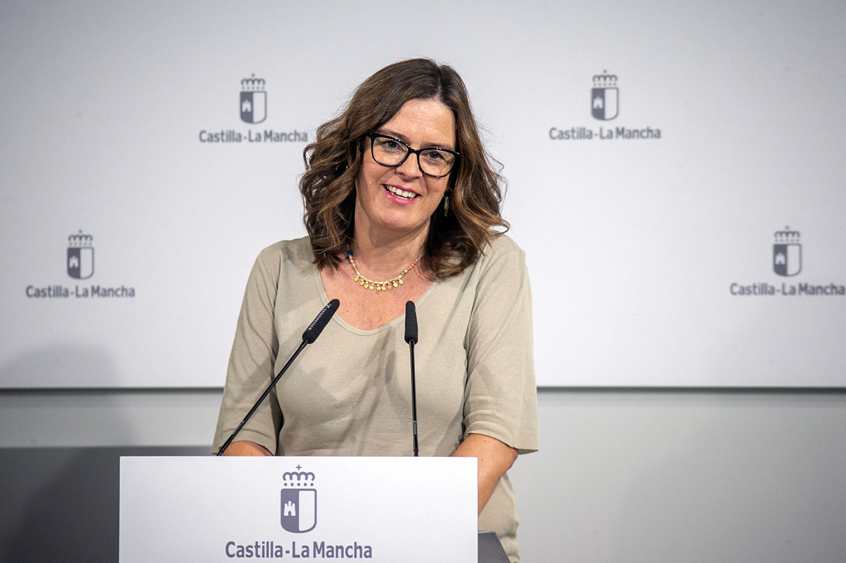 Esther Padilla, consejera portavoz del Gobierno de CLM.