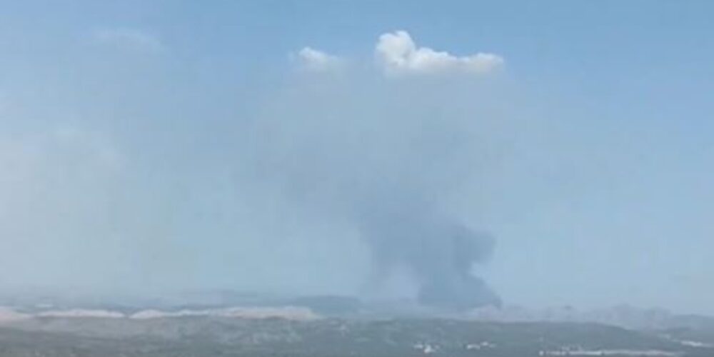 Incendio forestal en Hellín.