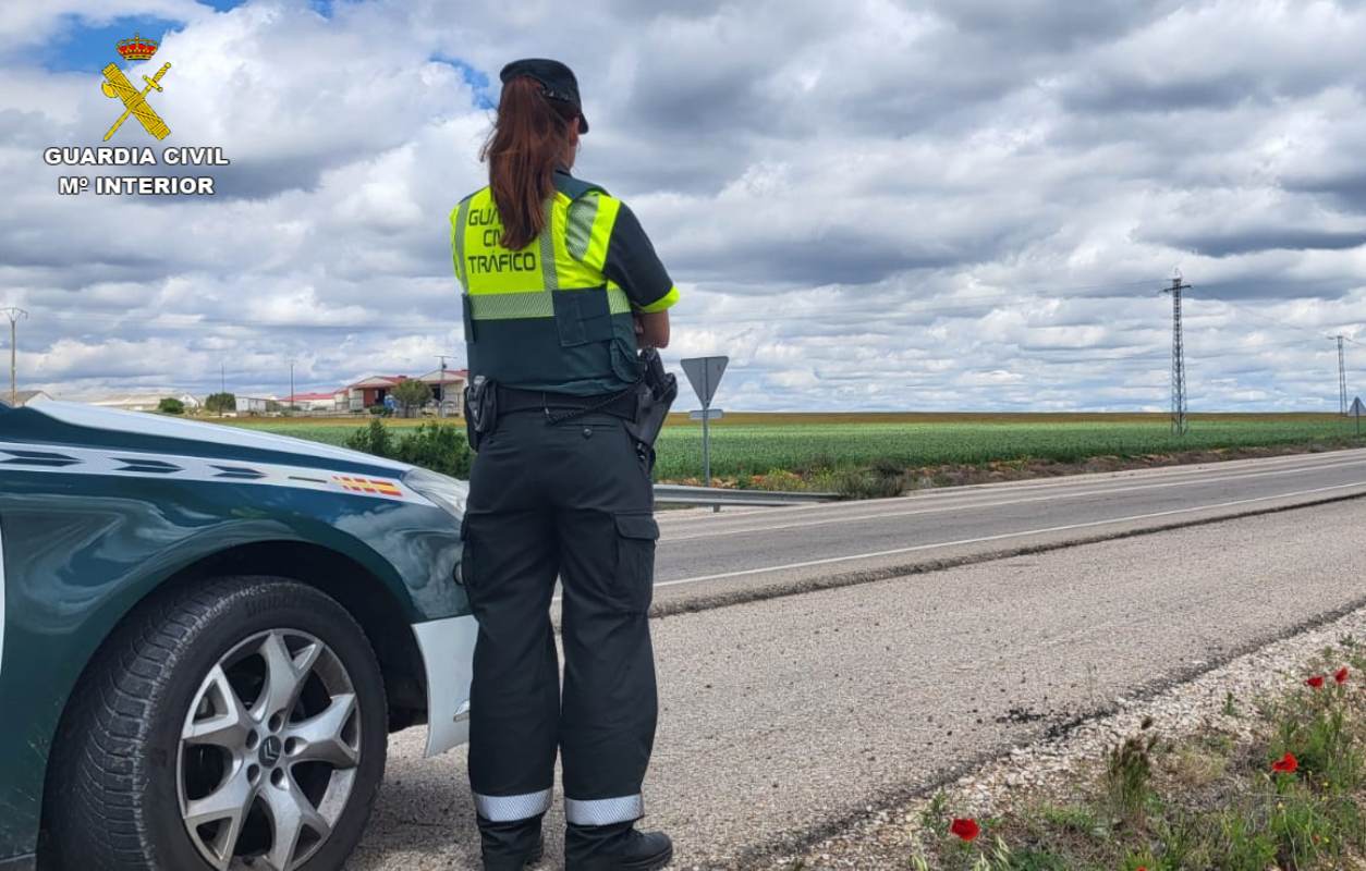 Foto de un control de la Guardia Civil.