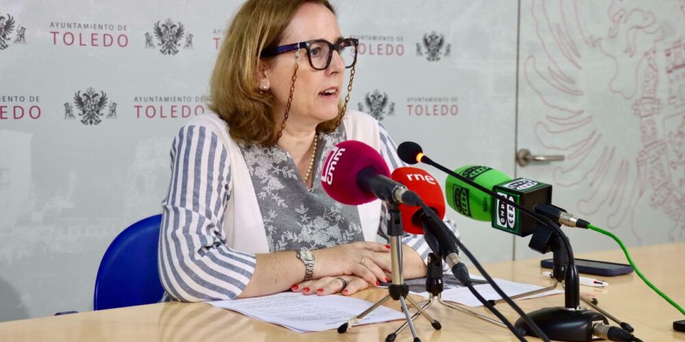 Loreto Molina detalló el estado de las obras en las calles de Toledo.