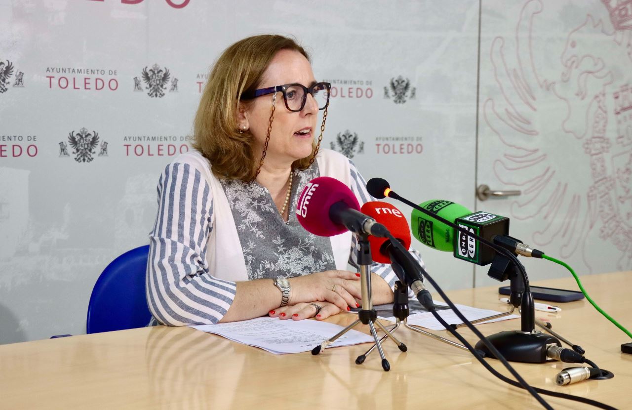 Loreto Molina detalló el estado de las obras en las calles de Toledo.