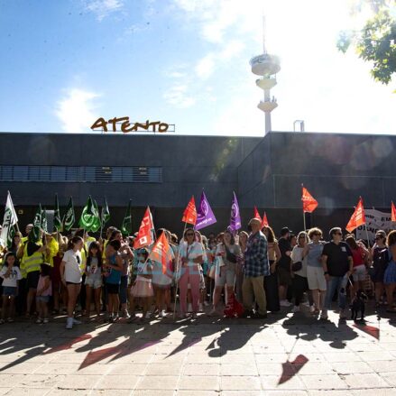 Manifestación atento