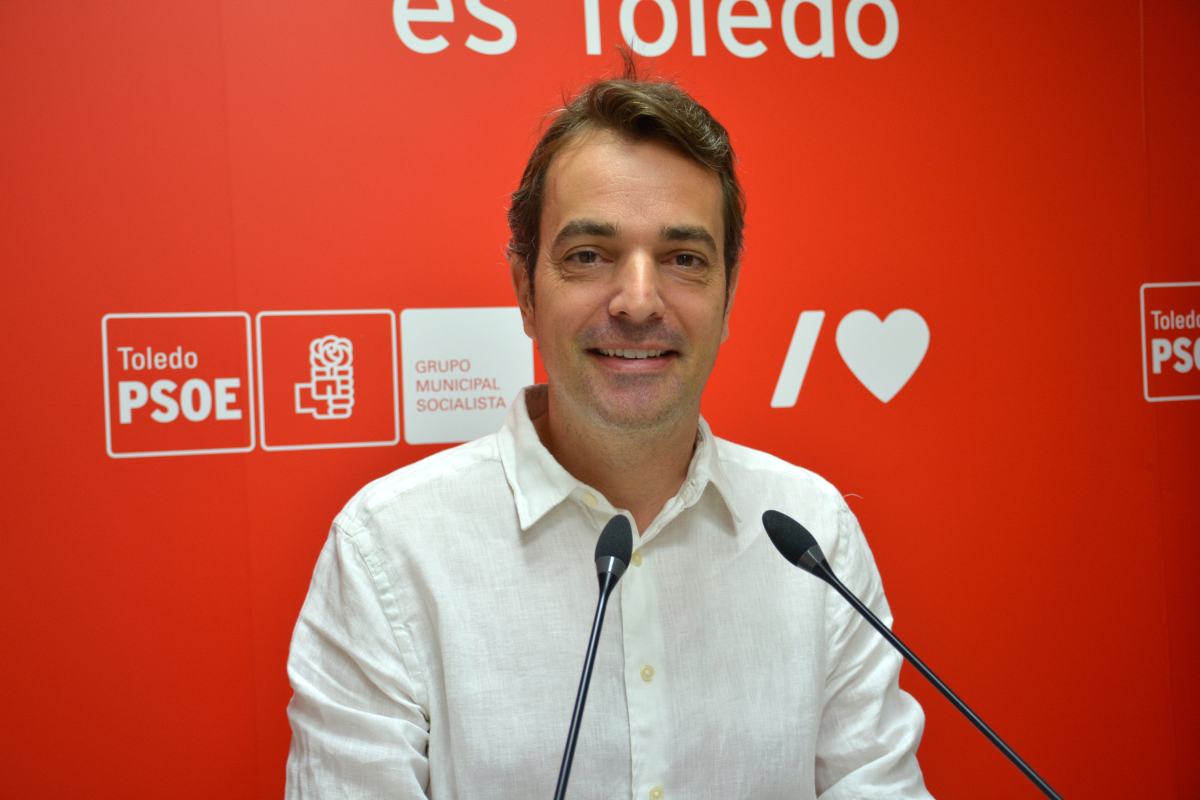 El viceportavoz del Grupo Municipal Socialista en el Ayuntamiento de Toledo, Pablo García.