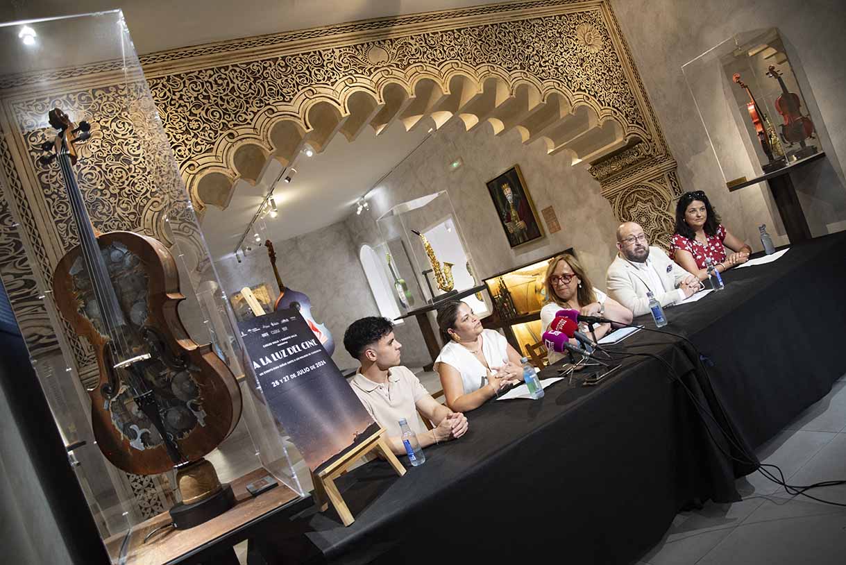 Presentación del A la luz del cine, que se celebrará en Consuegra el 26 y 27 de julio. Foto: Rebeca Arango.