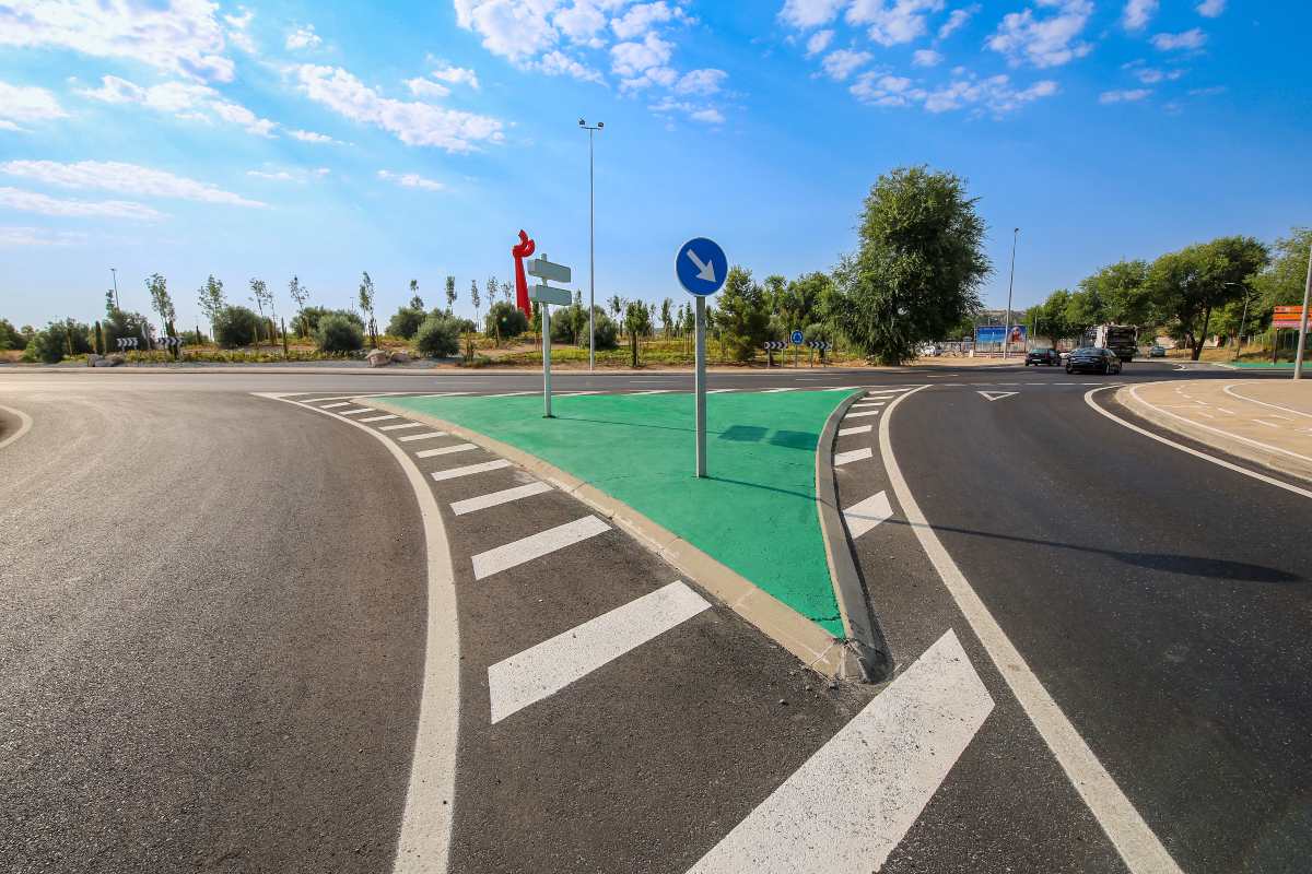 Acabaron las obras entre la avenida de Madrid y la rotonda del Salto del Caballo.