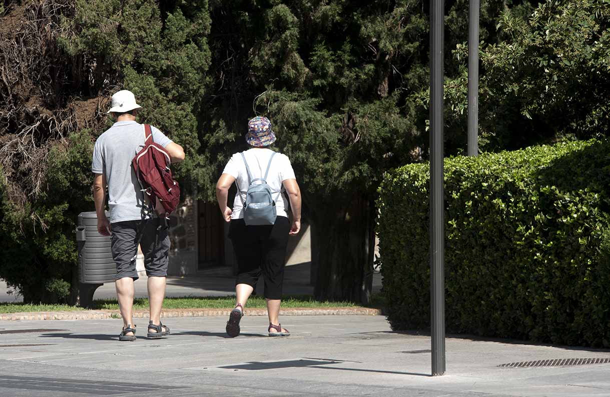 Turistas de verano en Toledo