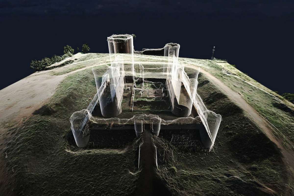 Castillo de Pioz (Guadalajara) reconstruido en 3D