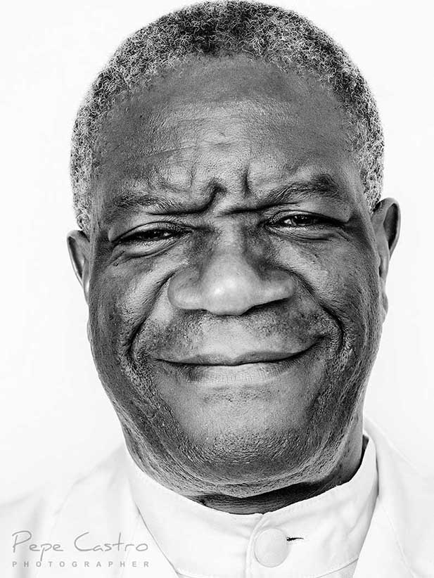 Denis Mukwege, en el hospital de Panzi, RD del Congo, premio Nobel de la Paz 2018. ©Pepe Castro.