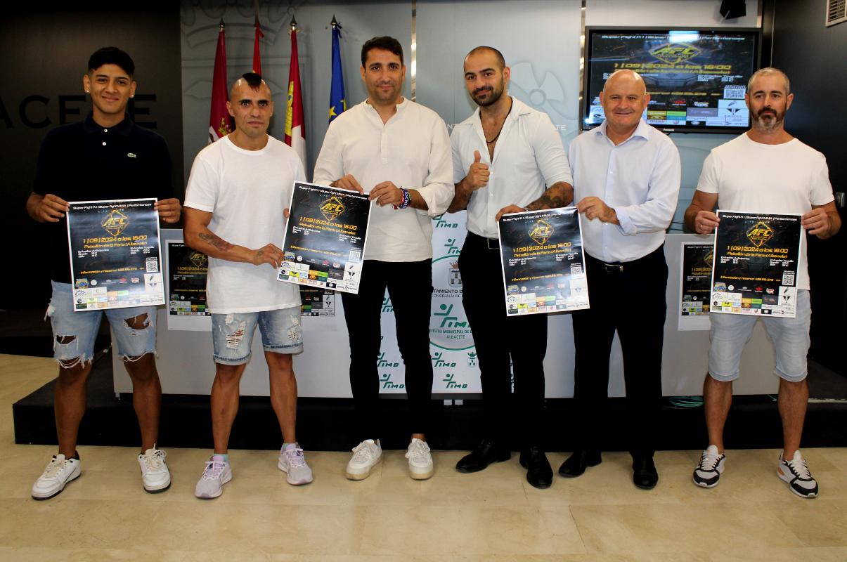 Presentación del ‘Albacete Fight Championship’.