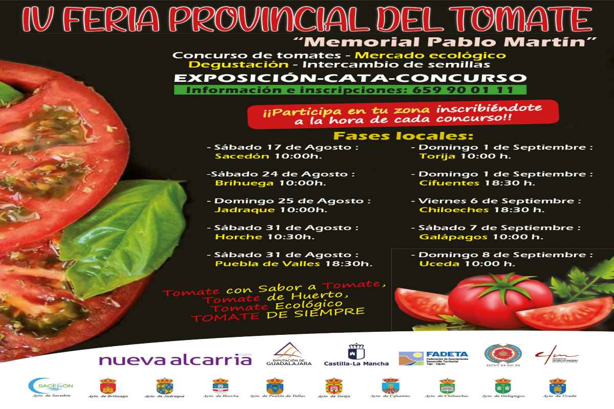 Cartel Ferial de Tomate Guadalajara