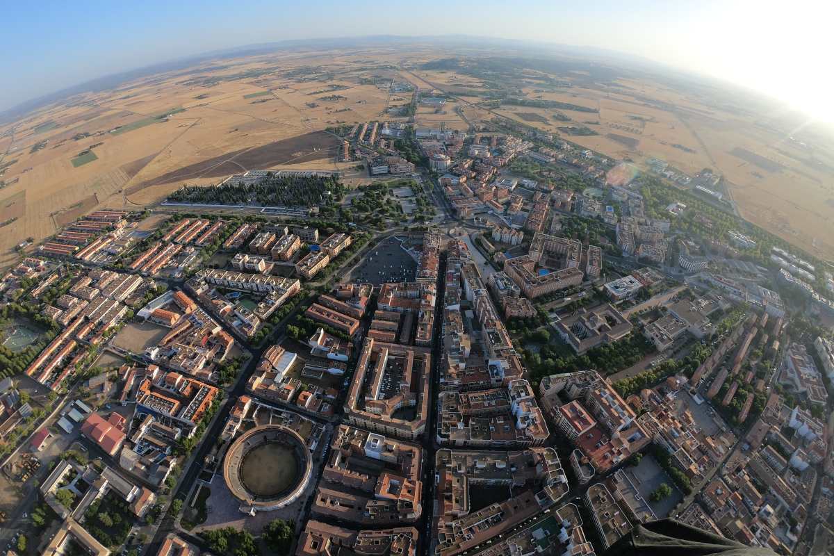 Vista aérea de Ciudad Real capital