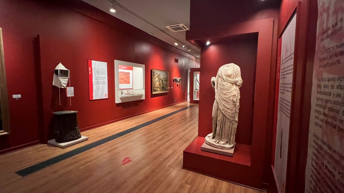 Escultura de Zenón de Afrodisias. Siglo II d.c en el Museo Provincial de Guadalajara