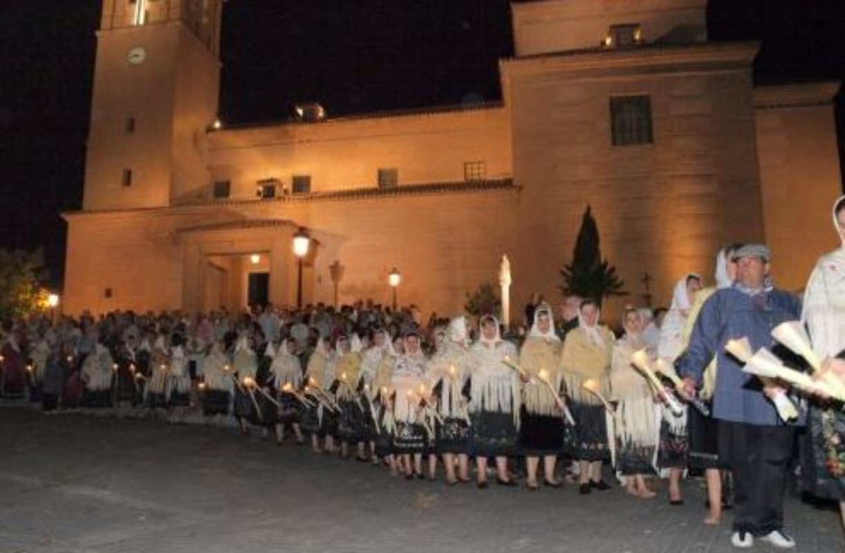 La procesión del Santísimo Cristo de la Sala en Bargas es vistosísima. Foto: Ayuntamiento de Bargas.