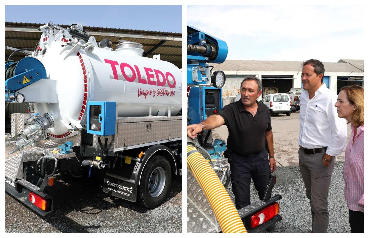 El nuevo vehículo desatascador para la ciudad de Toledo.