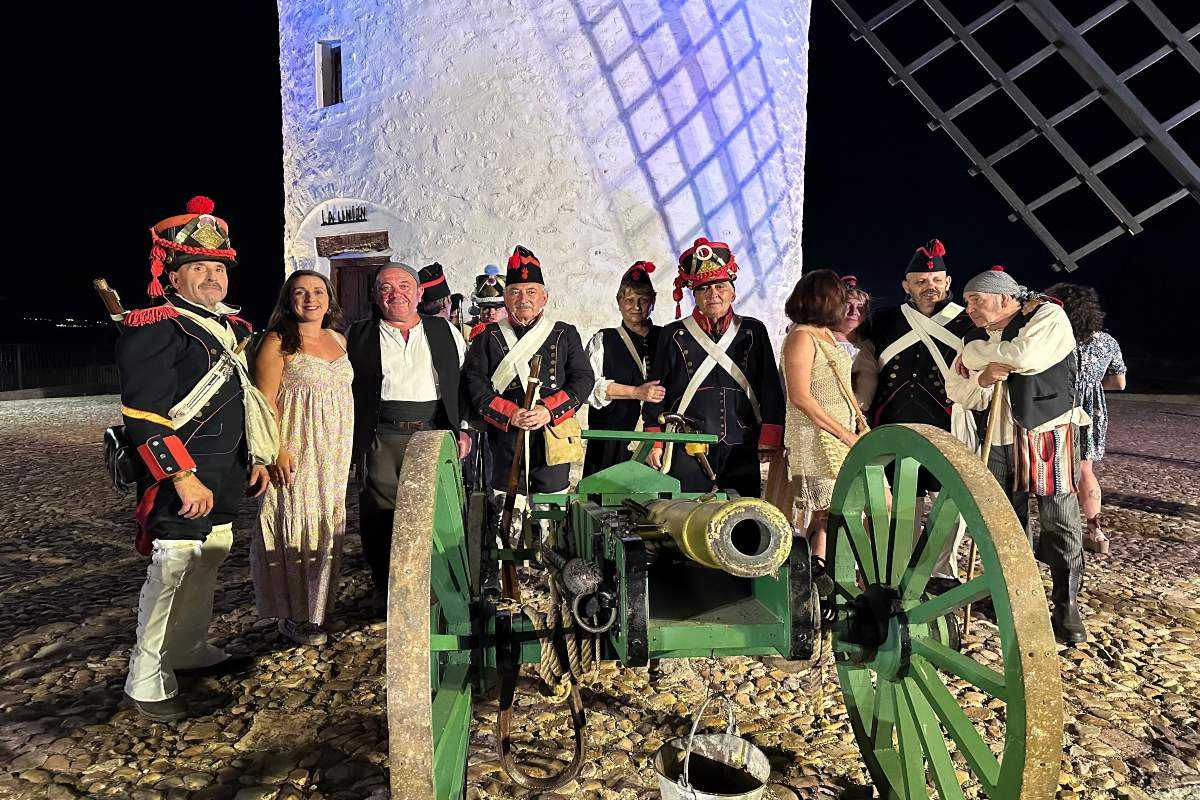 La delegada provincial de Agricultura, Ganadería y Desarrollo Rural de la Junta en Toledo, Elena Martín, ha asistido a esta recreación