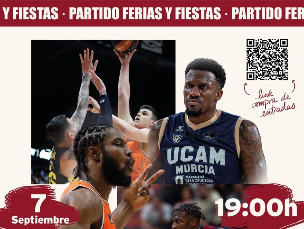 Cartel del partido de la ACB en Illescas.