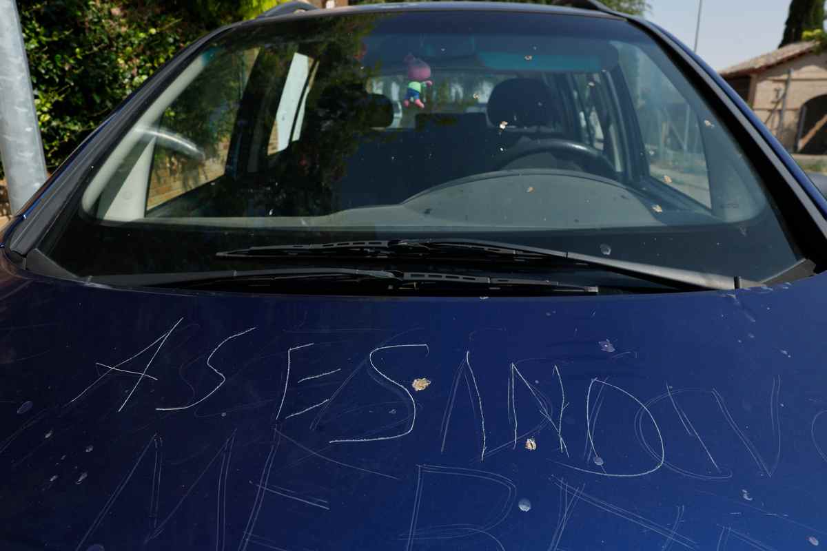 Coche del padre del asesino de mocejón