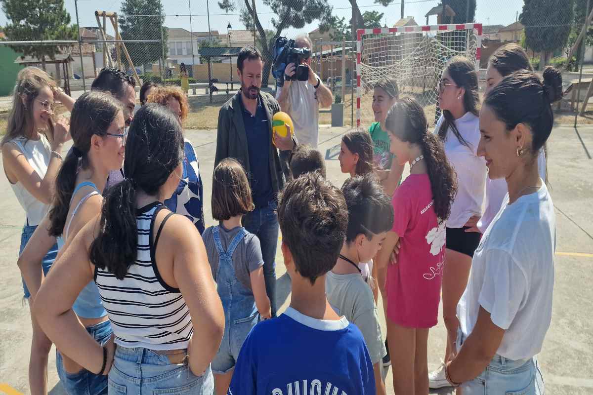 Visita a campamento del Plan Corresponsables en Mohernando (Guadalajara)