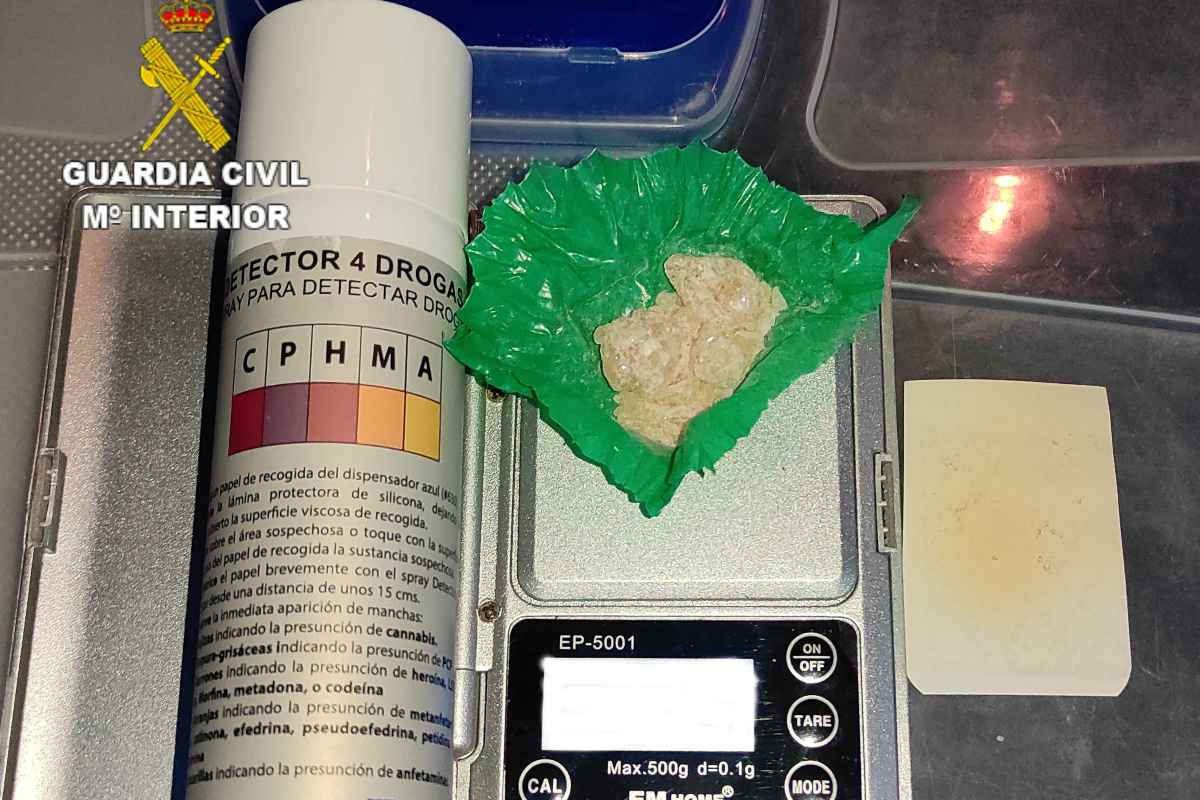 droga, mdma, guardia civil