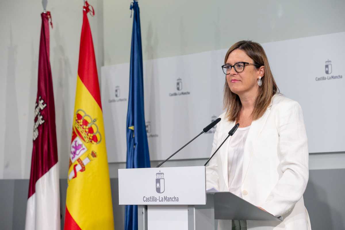 La consejera portavoz del Gobierno de Castilla-La Mancha, Esther Padilla.