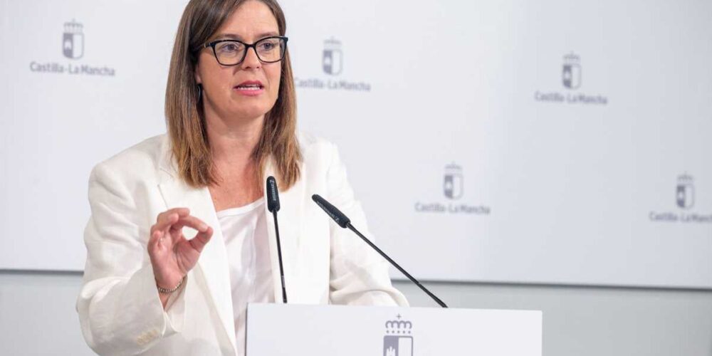 La consejera portavoz del Gobierno de Castilla-La Mancha, Esther Padilla.