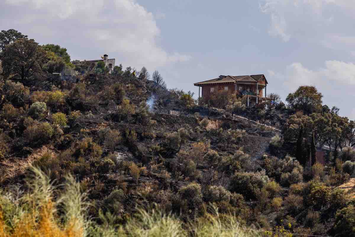 No se han visto dañadas las infraestructuras ubicadas en la urbanización de Santa Paula, Las Herencias (Toledo), ni tampoco daños personales Foto: EFE/ Ángeles Visdómine