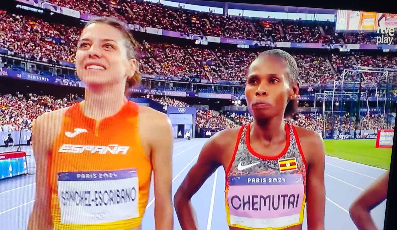 Irene Sánchez-Escribano, antes de empezar la final.