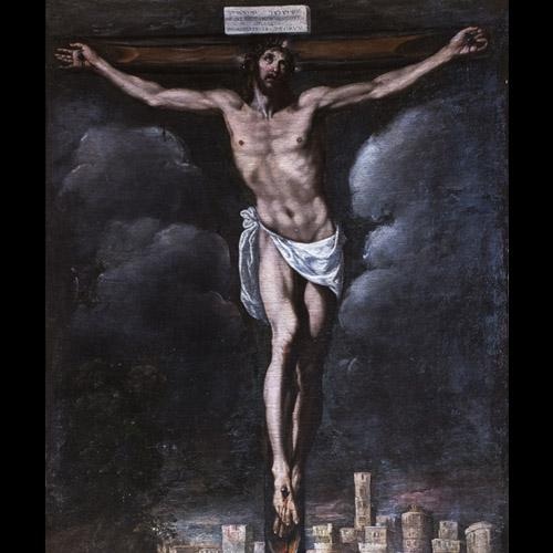 Cuadro de Cristo Crucificado de Luis Tristán.